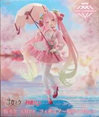 タイトー AMP+ フィギュア 初音ミク 桜ミク 桜ドレスVer.