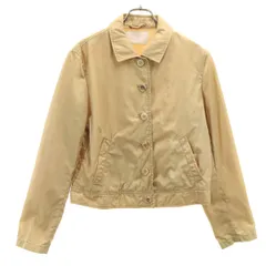 PRADA プラダ イタリア製 ナイロンジャケット M ベージュ レディース 古着