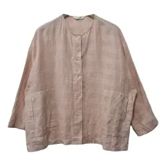 レディース66/ISAE オーバーサイズ リネン ジャケット