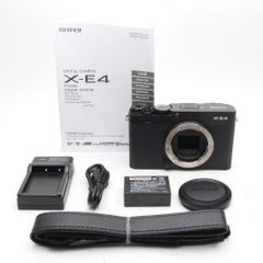 極美品】FUJIFILM X-E4 ブラック ｜動作快調｜おまけ付 - メルカリ