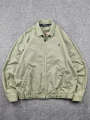 ポロラルフローレン コットンシェル スイングトップ ブルゾン ジャケット ( M ) / 11892