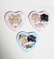 兄のOMEGA ハート缶バッジ まとめ 3個