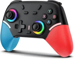 NABI_1079 Elnicec Switch2 コントローラー 背面ボタン付き マクロ機能2026革新モデルスイッチ コントローラー 無線 Bluetooth接続 800mAh大容量 LED RGBライト 6軸ジャイロセンサー TURBO連射機能 0418