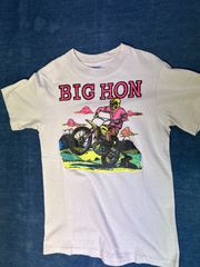 【ヴィンテージ】80s〜90s USA製 Hanes BEEFY-T モーターサイクルTシャツ