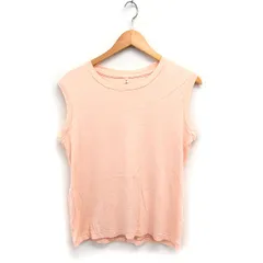 babaco タンクトップ babaco/ Fine Ribbed Cotton Silk Basic Tank 24SS