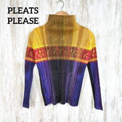 極美品✨プリーツプリーズ プリーツブラウス ハイネック イニシャル