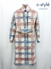 B403 [秋冬][美品] LEVI'S リーバイス ロングコート XS マルチカラー チェック柄 オーバーサイズ MADE & CRAFTED A0338-0000 | ★