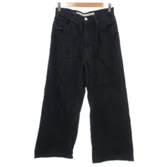 ニコアンド Niko and.. ジーンズ JEANS デニムパンツ L インディゴブルー ワイドレッグ ハイウエスト /NU ■ECF003