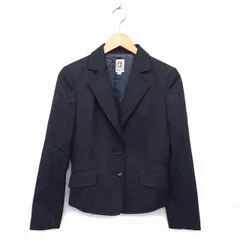 エムケー ミッシェルクラン MK MICHEL KLEIN ジャケット アウター テーラード 総裏地 総柄 38 チャコールグレー /NT20のサムネイル