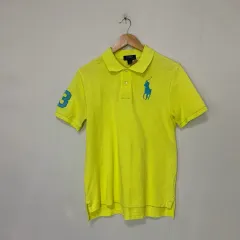 POLO RALPH LAUREN(ポロラルフローレン) ビックポニー イェロー 半袖 Kara Tシャツ ポロTシャツ ユニセックス