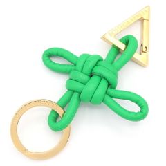 美品✨ボッテガヴェネタ キーホルダー ダブルノット トライアングル 