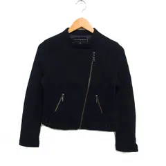 トゥービーバイアニエスベー To b. by agnes b. スウェット ライダース ジャケット 無地 コットン 綿 Tu ブラック 黒 /FT12