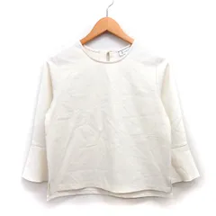 ロペピクニック ROPE Picnic カットソー 無地 シンプル ロングテール フリル袖 長袖 丸首 38 ライトベージュ /HT28