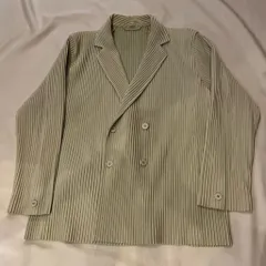 HOMME PLISSE ISSEY MIYAKE オムプリッセイッセイミヤケ 25SS TAILORED PLEATS 1 テーラードジャケット HP51JD151 グレー size:2【代官山A07】のサムネイル