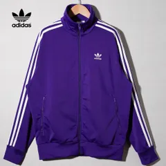 アディダス オリジナルス adidas ORIGINALS ファイヤーバード トラックジャケット XL パープル ロゴ刺繍 Firebird ジャージ スポーツウェア Y2K ストリート スポーツミックス オーバーサイズ 古着 G568