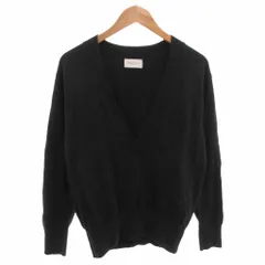 アーバンリサーチ URBAN RESEARCH BROSコットンVネックニット セーター プルオーバー 長袖 黒 ブラック F /FF