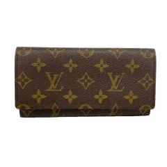 ルイ・ヴィトン(Louis Vuitton) ルイ・ヴィトン 長財布 モノグラム ポルトカルトクレディ円 M61818 ブラウンレディース