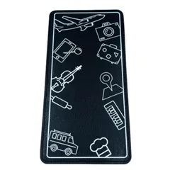 【新着商品】自由に折り曲げられる スマホホルダー タブレット ホルダー 携帯電話ホルダー スタンド 旅行 トラベルグッズ 飛行機 機内 車載 車内 (ブラック)のサムネイル