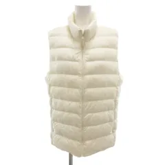 ユニクロ UNIQLO ダウンベスト XL アイボリー スタンドカラー /NL ■ECF003