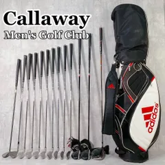 S005 キャロウェイ ゴルフクラブ メンズ フルセット 14点 黒 赤 初心者