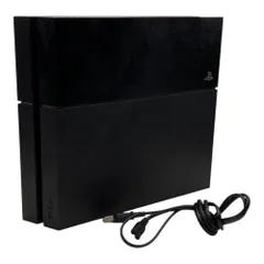 ■Sony PS4 CUH-1000A 本体 ブラック 初期化済 動作確認済 電源ケーブル付属 傷あり2442549,2442549