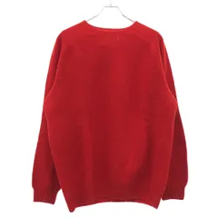 INVERALLAN インバーアラン ウールニットセーター  レッド 46のサムネイル