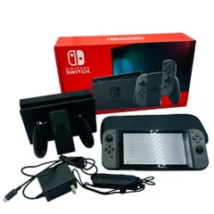 ■Nintendo Switch 本体 HAC-001 グレー 箱付 ドック付 セット 動作確認済 任天堂 スイッチ2471235,2471235