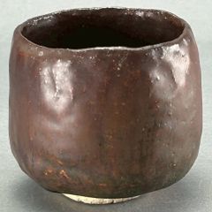 琉球壺屋焼 島袋常秀 作 琉球南蛮筒茶碗 - メルカリ