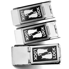 補助錠 猫網戸脱走防止 網戸ロック ブラック 左右対称デザイン 猫が脱出を諦める 3個セット 網戸ストッパー (ソメイエ)