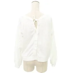 エヘカソポ サマンサモスモス ehka sopo SM2 美品2WAY トレーナー F 白 ホワイト ■GY99