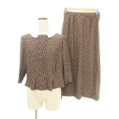 ペイトンプレイス PEYTON PLACE コムサデモード COMME CA DU MODE 総柄 セットアップ 日本製 マルチカラー ■TC