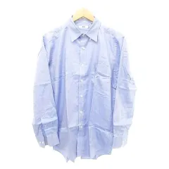 ユニクロ UNIQLO 美品 カッターシャツ ブラウス 長袖 Lサイズ 青 ブルー