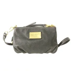 マークバイマークジェイコブス MARC by MARC JACOBS クラシック キュー レザー ショルダーバッグ M3PE087 黒 ブラック ■GY47