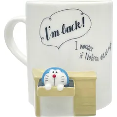 【新品】 サンアート 「 ドラえもん Doraemon 」 マグカップ 12×10cm 300mL タイムリープ 引き出し グッズ 雑貨 食器 誕生日プレゼント 白 SAN4786 1