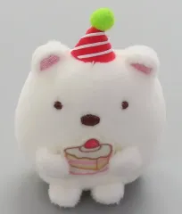 【中古】ぬいぐるみ しろくま ファミリーマートオリジナル てのりぬいぐるみ 「すみっコぐらし かざって楽しいクリスマスケーキ2019」 ファミリーマート限定