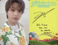 【中古】コレクションカード(男性) NCT DREAM/ヘチャン(Haechan)/裏面黄・印刷サイン・メッセージ入り/CD「Hello Future[Kihno Kit]」(HELLO Ver.)封入特典フォトカード
