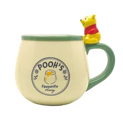 【新品】 ディズニー 「 くまのプーさん 」 マグカップ フィギュア付 約340ml SAN3701