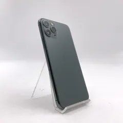 【全額返金保証】【最速発送】 iPhone 11 Pro 64GB ミッドナイトグリーン au SIMフリー 白ロム 動作確認済 60%