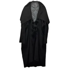 Vivienne Westwood MAN ウールツイードカットオフ結び紐ボタンロングケープコート Archive ジャケット ブルゾン アウターのサムネイル