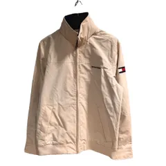 トミーヒルフィガー TOMMY HILFIGER ブルゾン ジャケット スタンドカラー M アイボリー ■GY99