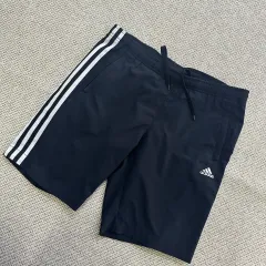 S アディダス 3本線ロゴ ハーフパンツ 0416D