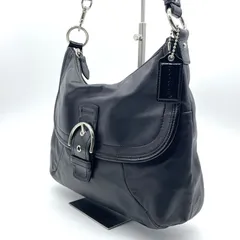 コーチ COACH ショルダーバッグ Y2K ワンショルダー ソーホー SOHO レザー ブラック 黒 肩掛け 斜め掛け クロスボディ ハンドバッグ ロゴ金具 フラップ レディース メンズ 通勤 通学