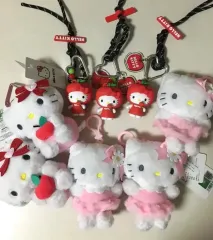 ハローキティ ぬいぐるみ キーホルダー / ONE PIECE キティ りんご妖精 キーホルダー