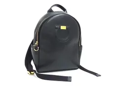 超美品 Salvatore Ferragamo サルヴァトーレ フェラガモ リュックサック ガンチーニ バックパック  21 H008 ブラック ゴールド金具 レザー レディース