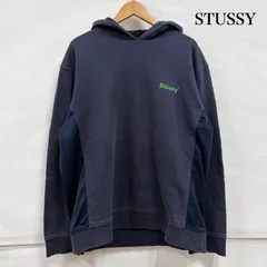 ステューシー 90’s OLD オールド ロゴ 両面 プリント プルオーバー フーディー パーカー サイド メッシュ 紺タグ メンズ XL ISItems【USED】【古着】【中古】50157500