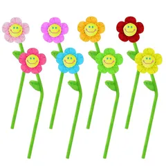 【新品】 siawadeky ぬいぐるみ花束 スマイルフラワー 8本セット 花ブーケ 造花 バレンタインデー 新年 贈り物 誕生日 記念日 母の日お祝い 入園祝い 卒業祝い 女性 彼女 0