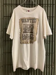 Old HARLEY-DAVIDSON PrintT-Shirt ハーレーダビッドソン　プリントカットソー　Tシャツ　アメリカ製　アメカジ　y2K 古着　Vintage ビンテージ　ヴィンテージ