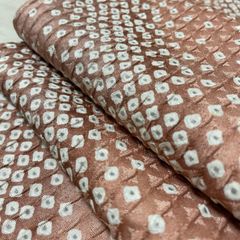 有松鳴海絞り 綿 ピンク×赤 ヤケ、シミあり 目立ちます ヴィンテージ品
