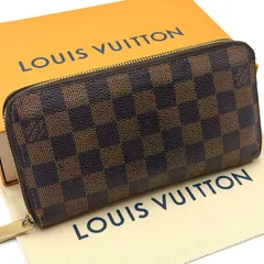 ルイヴィトン LOUIS VUITTON ダミエ エベヌ ジッピーウォレット ブラウン  長財布 ラウンドファスナー お札入れ ゴールド金具 男女兼用 N60015