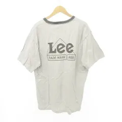 リー LEE バックプリント 半袖 Tシャツ LT4204 XLサイズ グレー